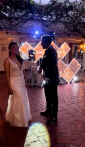 pantallas led en boda