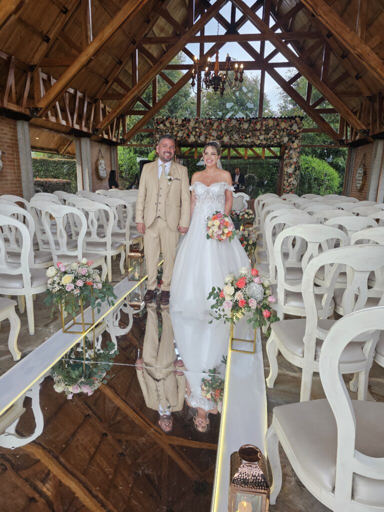 piso espejo boda