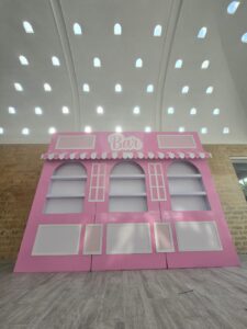 Pared Bar rosado