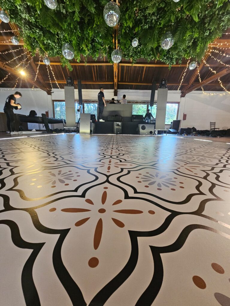 Pista de baile personalizada boda